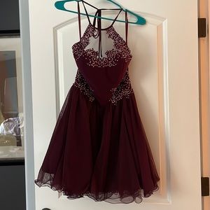 Homecoming/prom dress. Eggplant color. Worm once